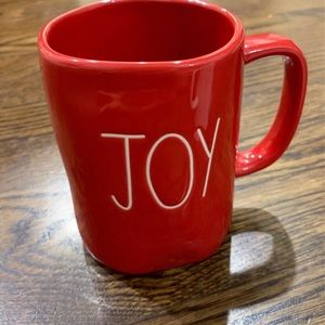 Rae Dunn Red “JOY” Christmas Mug